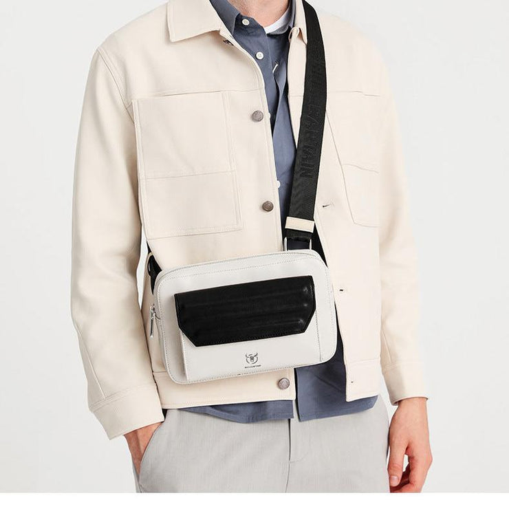 Bolso Cruzado Blanco o Negro - Bullcaptain
