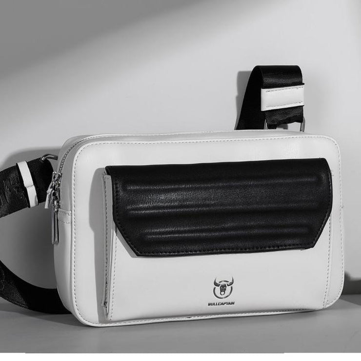 Bolso Cruzado Blanco o Negro - Bullcaptain