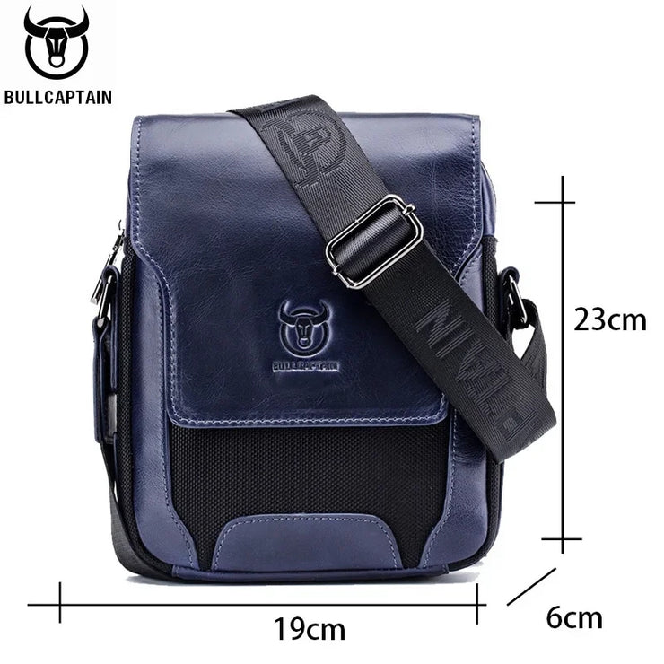 Bolso Cuadrado de Cuero Natural - Estilo Casual