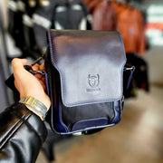 Bolso Cuadrado de Cuero Natural - Estilo Casual