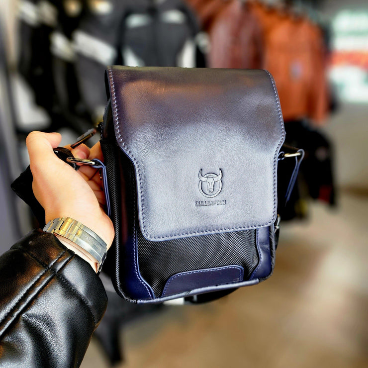 Bolso Cuadrado de Cuero Natural - Estilo Casual