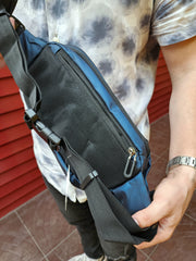 Bolso Cruzado Expandible Color Negro - Agueda #51761