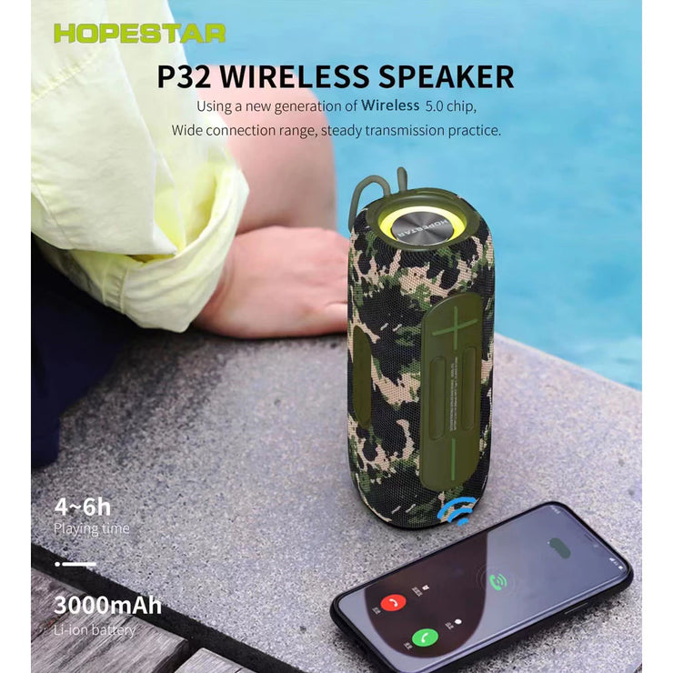Parlante Bluetooth P32 / Bluetooth 5.0 / 20w