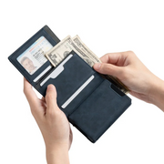 Billetera con Deslizados de Tarjetas Unisex - Levurett LV125 Azul