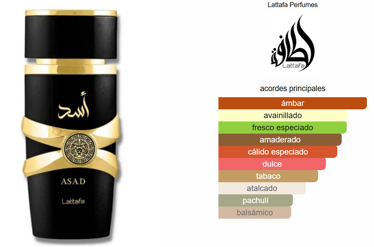 Asad Lattafa-  EDP 100ML / HOMBRE