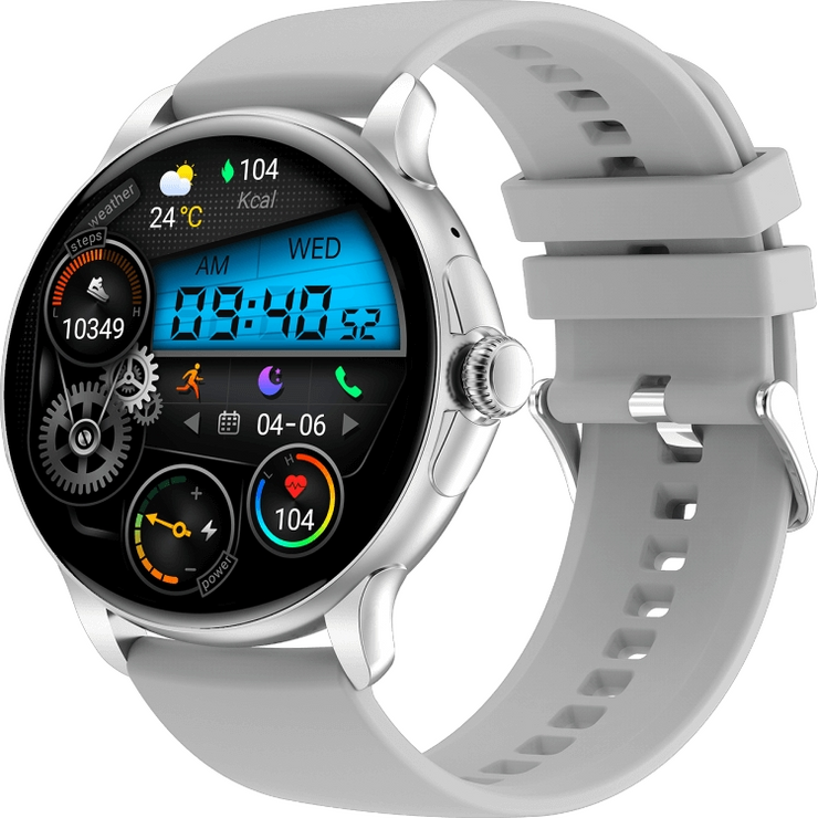 SmartWatch VS15 Pro Gris Unisex / IP68 Amoled BT5.3 Reloj Inteligente