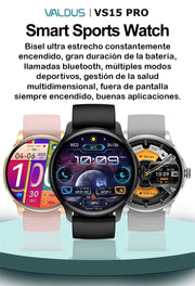SmartWatch VS15 Pro Gris Unisex / IP68 Amoled BT5.3 Reloj Inteligente