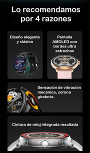 SmartWatch VS15 Pro Gris Unisex / IP68 Amoled BT5.3 Reloj Inteligente