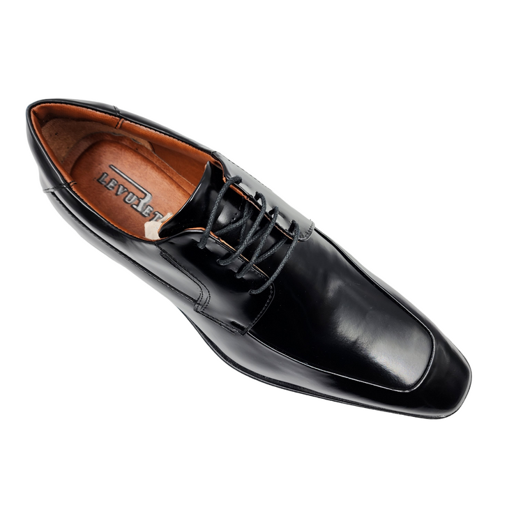 Zapato Hombre Cuero Box Negro Levurett - 40078PB