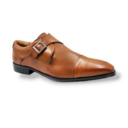 Zapato Formal Monkstrap Whisky Cuero Natural / 32007W