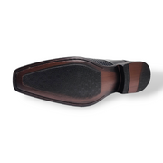Zapato Formal Hombre Charol Negro Levurett - 12103 Vector azul