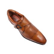 Zapato Formal Monkstrap Whisky Cuero Natural / 32007W