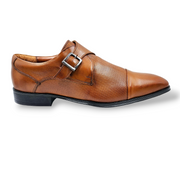 Zapato Formal Monkstrap Whisky Cuero Natural / 32007W