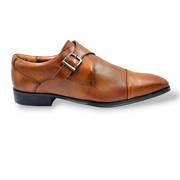 Zapato Formal Monkstrap Whisky Cuero Box / 32007W