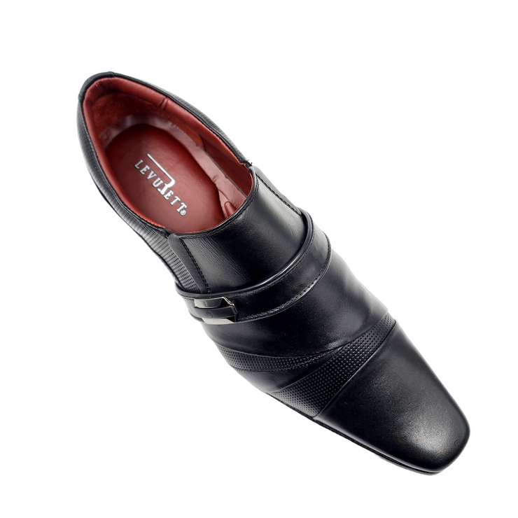 Zapato Formal Negro Levurett - 01021 Pixel Preto