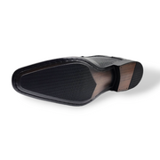 Zapato Formal Monkstrap Negro Cuero Box / 32007N