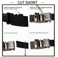 Cinturón Cuero Hombre - Hebilla Automatica C42
