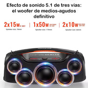Parlante Bluetooth A60 100w con Micrófono y Correa