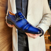 Zapato Formal de Charol Hombre Levurett - 12124 Azul