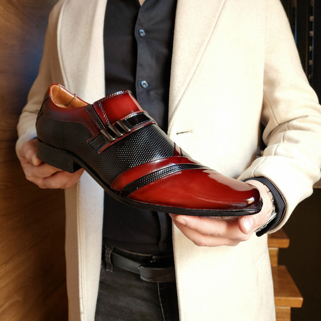 Zapato Charol Burdeo Levurett