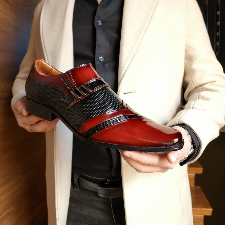 Zapato Charol Burdeo Levurett - 0752 Verniz colmeia preto