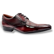 Zapato Hombre Charol Rojo Levurett - 17179 Braile
