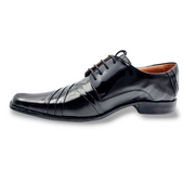 Zapato Formal Negro de Cuero Hombre - 0761N