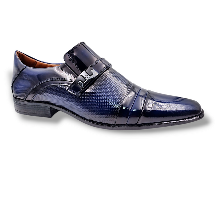 Zapato Formal de Charol Hombre Levurett - 12124 Azul
