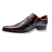 Zapato Charol Burdeo Levurett - 0752 Verniz colmeia preto