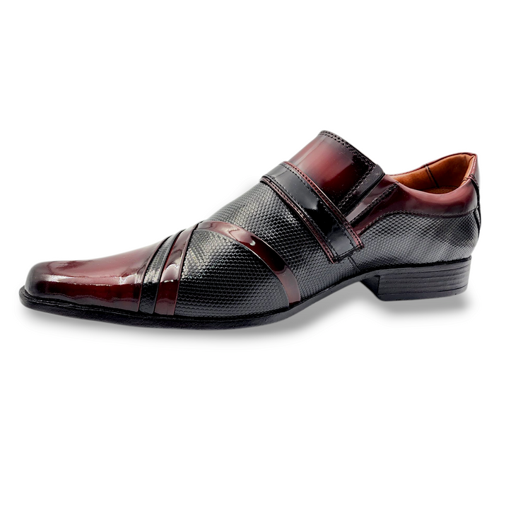Zapato Charol Burdeo Levurett - 0752 Verniz colmeia preto