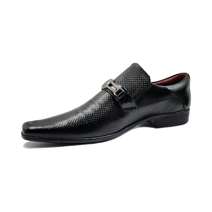 Zapato Charol Negro Hombre Levurett - 0556 Gota Negro