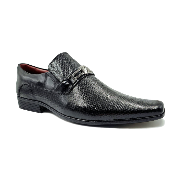 Zapato Charol Negro Hombre Levurett - 0556 Gota Negro