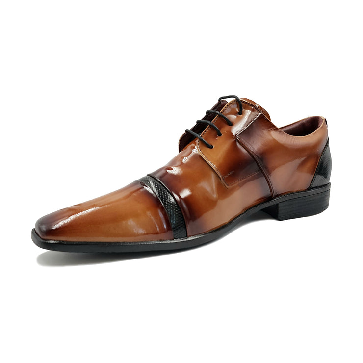 Zapato Charol Hombre Levurett - 12093 Mogno