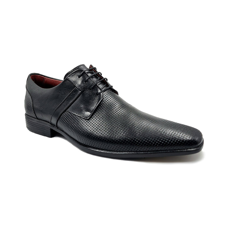 Zapato Cuero Negro Levurett Hombre - 12103 Diamante Preto