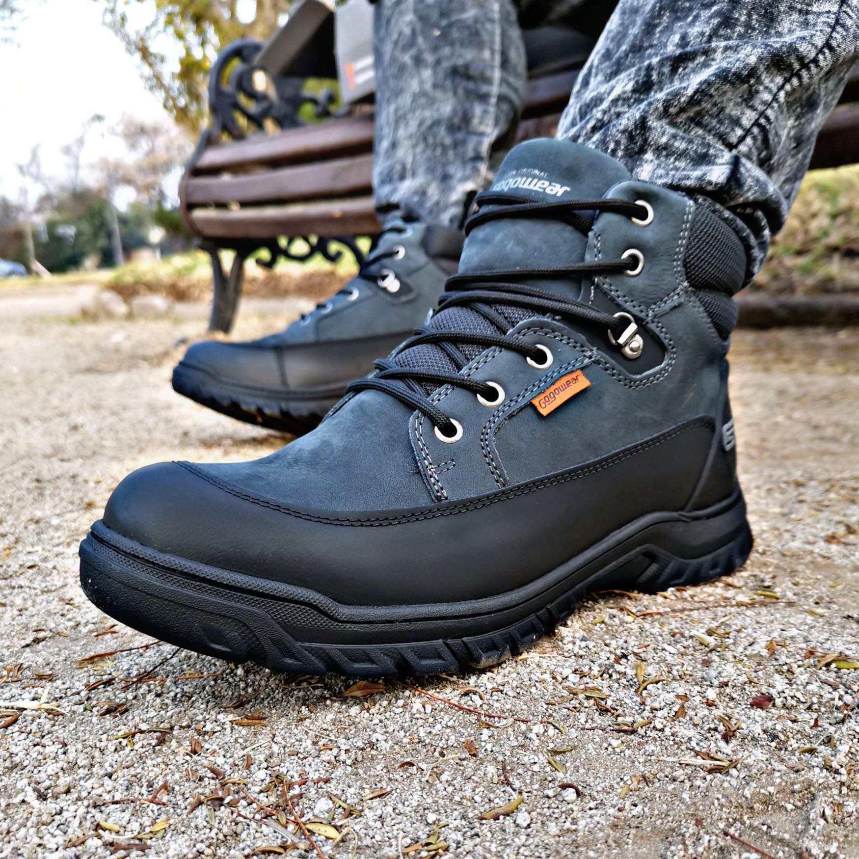 Botin cuero sale negro