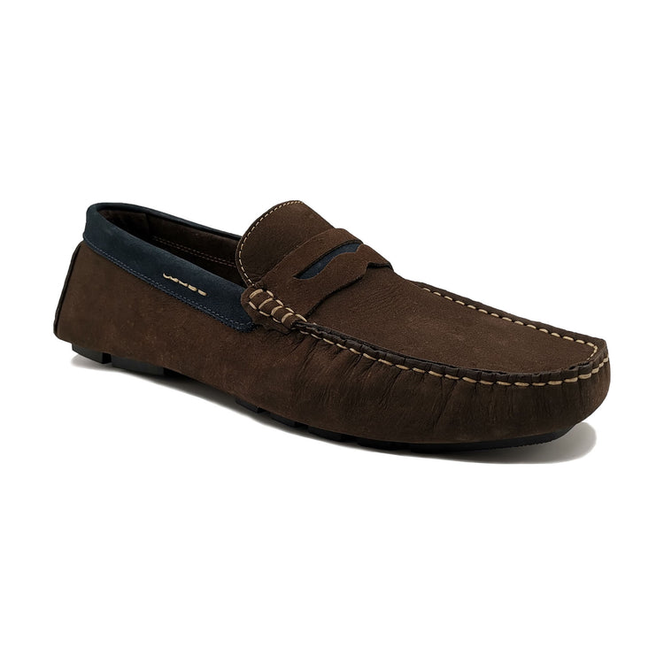 Mocasin Hombre Levurett - Marron - de Cuero.