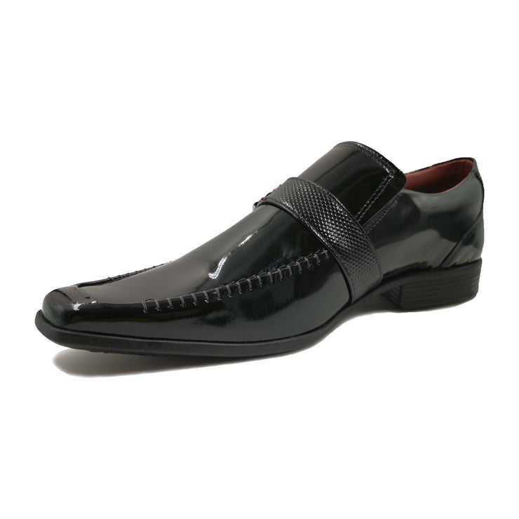 Zapato de Hombre Levurett Charol Pegasus Negro